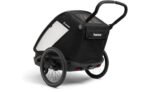 Hamax Outback Next Double Kinderanhänger mit Deichsel und Buggyrad – Bild 6