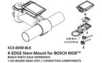 KEDGE Bosch Kiox E-Bike Vorbauhalterung verstellbar