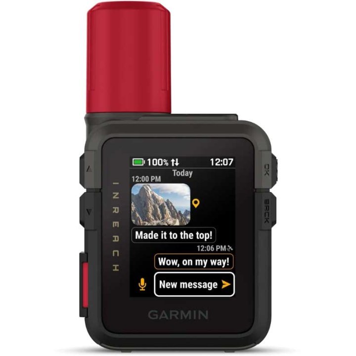 Garmin inReach Mini 3 Plus Hand-Navigationsgerät - schwarz/rot