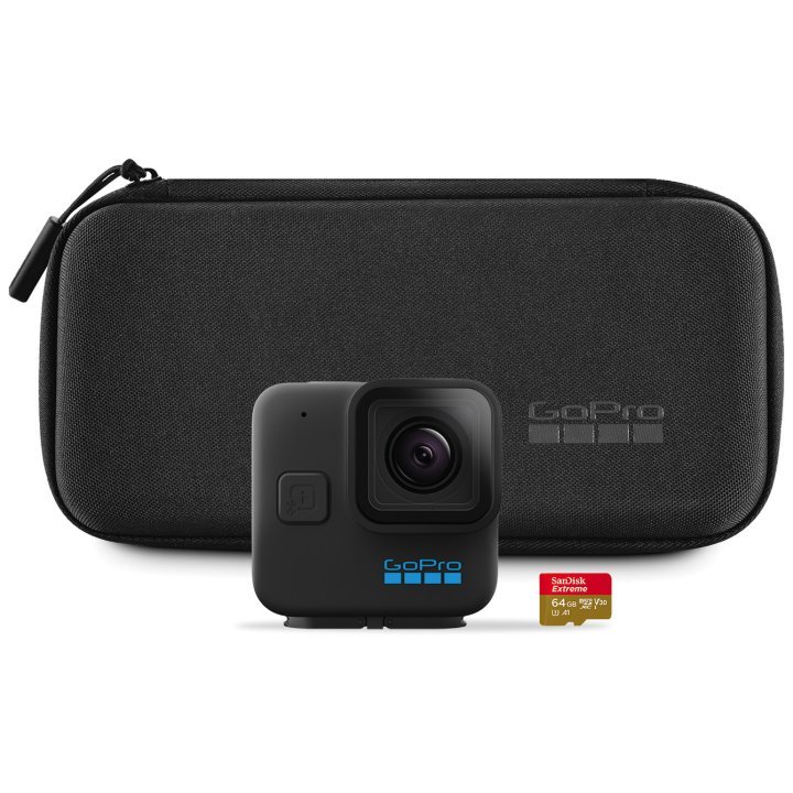 GoPro HERO11 Black Mini Action-Kamera + Etui + Speicherkarte - schwarz